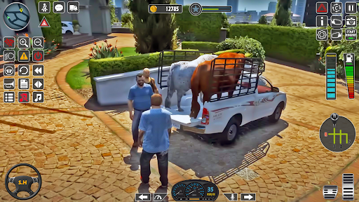 US Truck Driving Animal games Screen 2