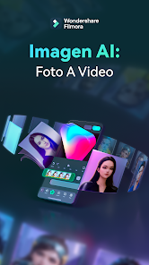 Screenshot 2 Filmora - Editor de Vídeo IA android