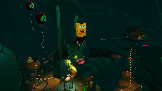 SpongeBob – zrzut ekranu z Kosmicznego Wstrząsu
