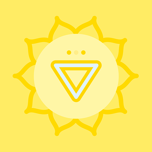 Solar Plexus Chakra Manipura -  Icon