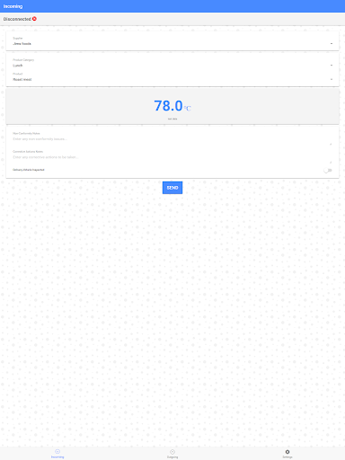 Sentry TempCheck Screen 2