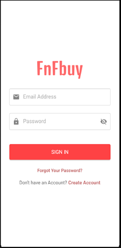 Android application FnF Buy screenshort