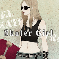 Обои и иконки Skater Girl