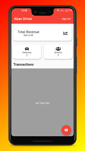 Android application Aban Partner screenshort