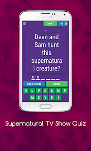 Supernatural Tv Show Quiz 10.2.2 APK + Mod (Free purchase) for Android
