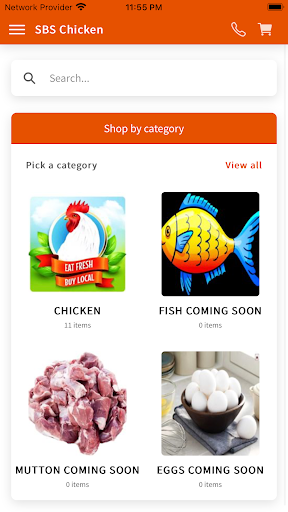 Android application SBS Chicken screenshort