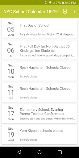 Download Nyc School Calendar Free For Android Nyc School Calendar Apk Download Steprimo Com