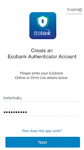 Captura de Pantalla 1 Ecobank Authenticator android