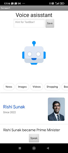 Voice assistant Screen 3