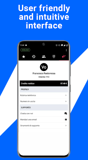 Android application Voxloud screenshort