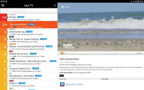 Live TV mit Daten-Spar-Modus fu00fcr unterwegs 2.0.4 APK screenshots 15