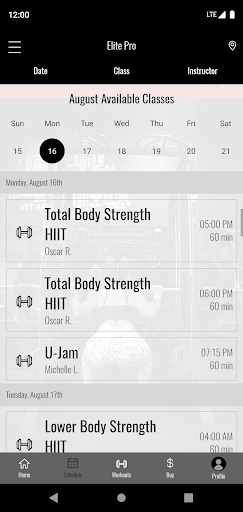 Elite Pro Fitness Screen 3