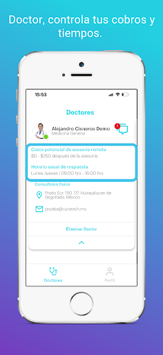 Android application Curatech screenshort