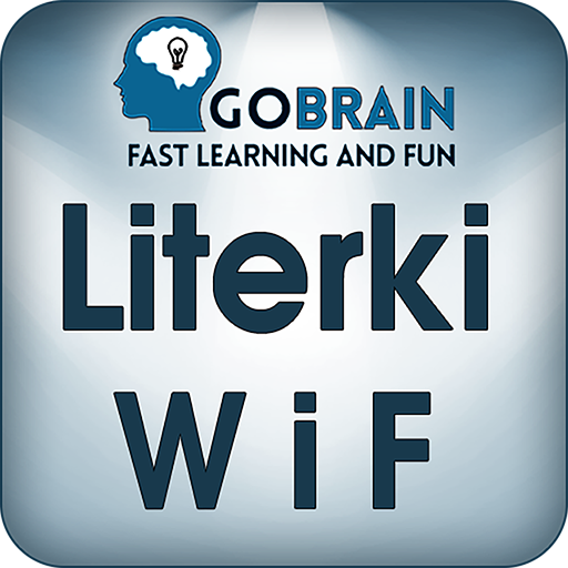 Alfabet. Literki W i F. logo