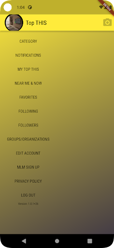 Android application TopThis screenshort