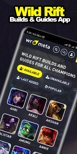 Android application Wild Rift Builds & Guides App screenshort