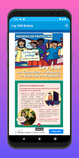 Ley 348 Bolivia Screen 3