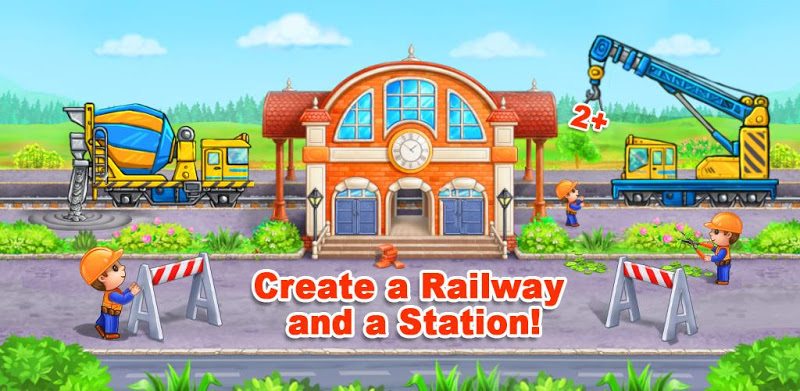 Train Games for Boys: station