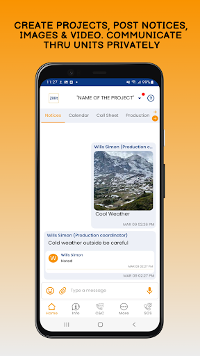 Android application Zillit screenshort