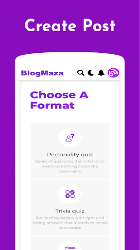 BlogMaza - Become a Blogger Screen 2