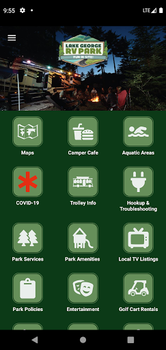 Android application Lake George RV Park screenshort