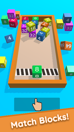 Cube 2048 Merge - Puzzle Game Screen 2