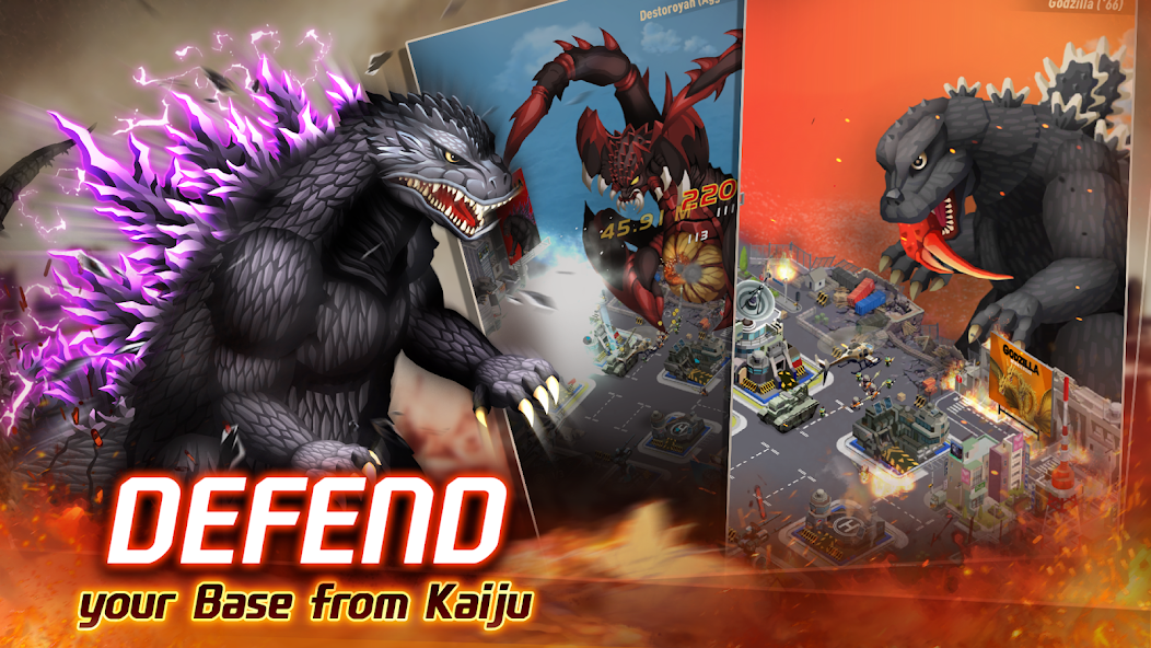 Godzilla Defense Force 2.3.18 APK + Mod (Unlimited money) untuk android