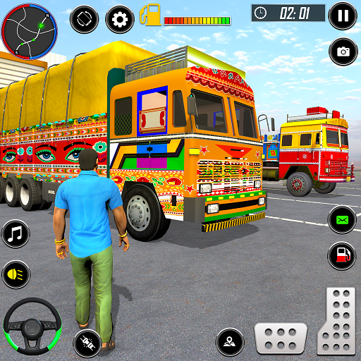 Indian Truck Game 3D Simulator logo