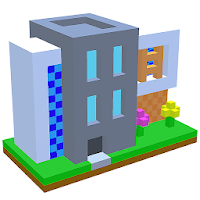 Modern Houses 3D Color by Number - Voxel Colouring