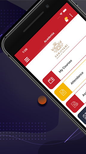 Android application Academia @ Sanjivani screenshort