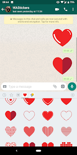 Heart Stickers for WhatsApp