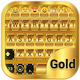 Gold Emoji Keyboard Theme icon