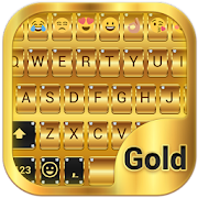 Gold Emoji Keyboard Theme  Icon