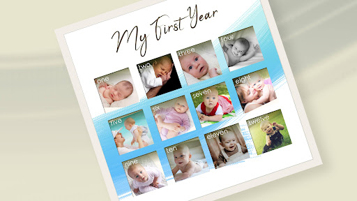 FirstYear:  Baby's Photo Frame Screenshot 1 - AppWisp.com