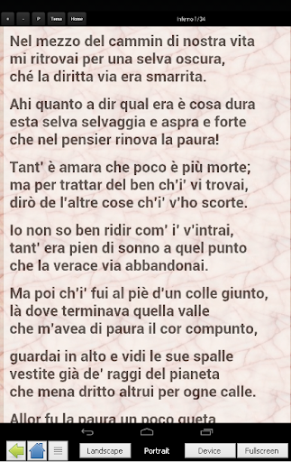 Divina Commedia Screen 2