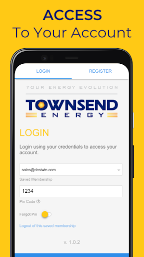 Android application Townsend Energy screenshort