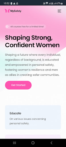 Android application My Safety screenshort
