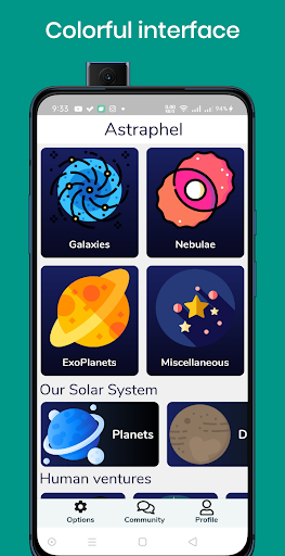 Android application Astraphel - Astronomy Gallery screenshort