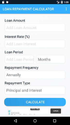 Loan Calc with amortization Screenshot 1 - AppWisp.com