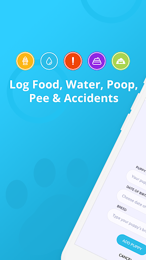 Android application Puppy Potty Log screenshort