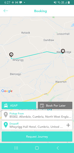 Cockermouth Cabs Cumbria Screen 3