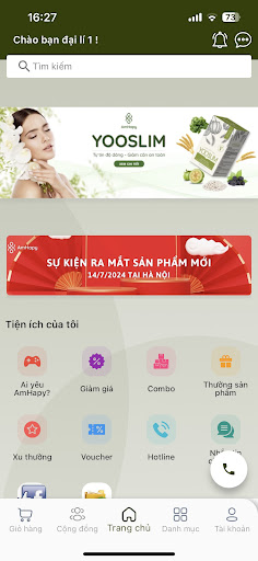 Android application AmHapy screenshort