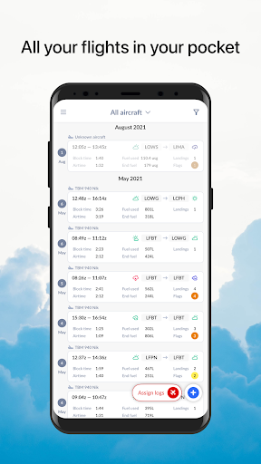 Android application FlySto screenshort