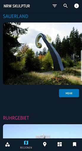 Android application NRW Skulptur screenshort