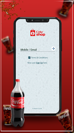 Android application Coke Shop screenshort