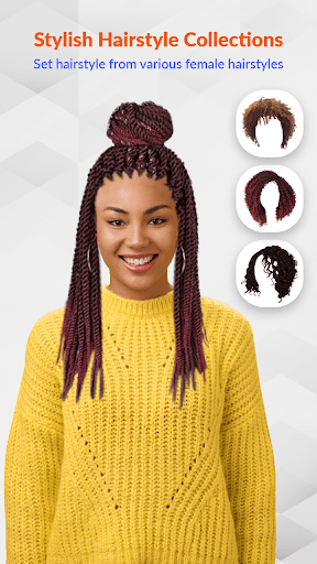 African Female Hairstyle Edit Screen 2