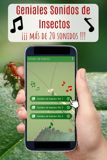 Android application Sonidos de Insectos, zumbidos. screenshort