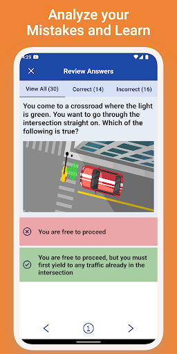 Texas DMV Driver License Test Screen 3
