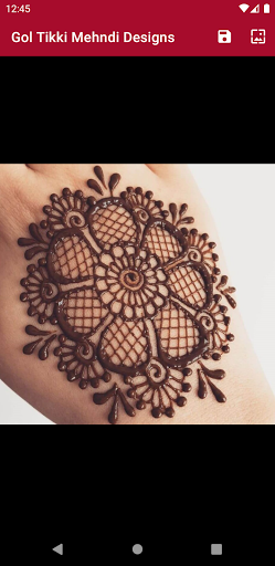 Gol Tikki Mehndi Designs
