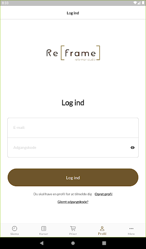 Reframe Reformer Studio Screen 2